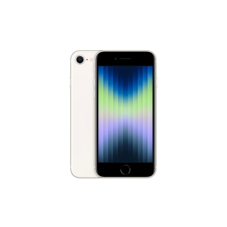 iPhone SE 2022 64 Go Blanc - Grade AB (TVA sur Marge)* — Reconditionné Garanti 12 mois · Smarty Paris